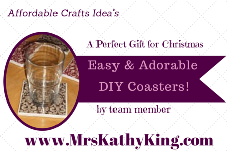 Easy & Adorable DIY Coasters!