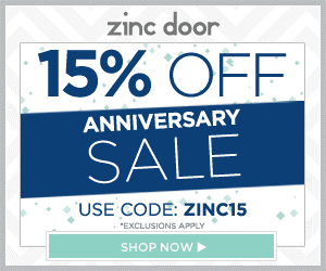 Zinc Door Anniversary Sale!