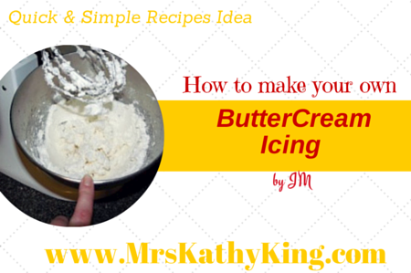 How to make your own ButterCream Icing!