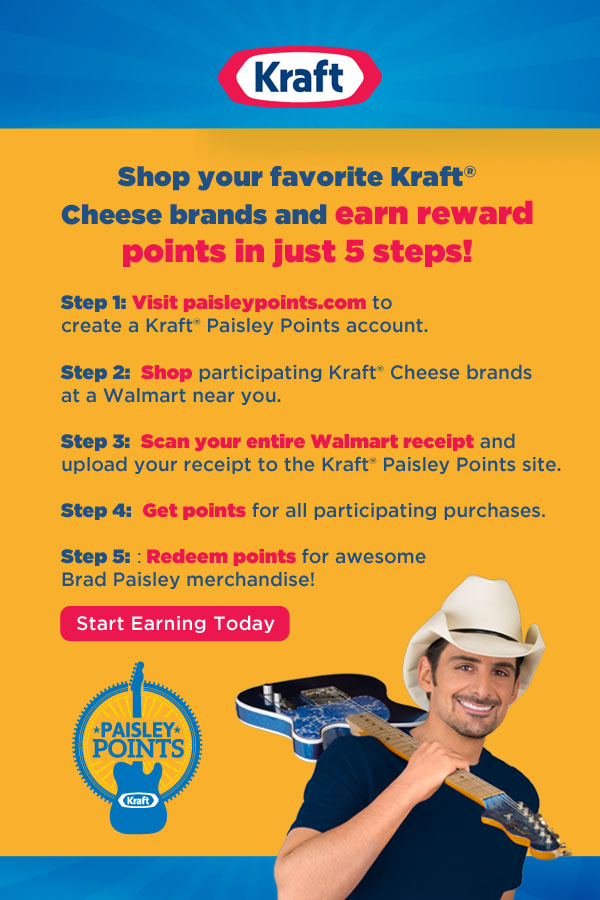 Have you earned your Kraft Paisley Points?
