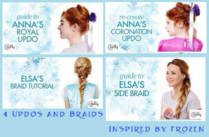 4 Updos and Braids Inspired by Frozen