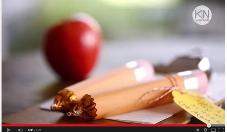 Teachers Appreciation Gift –  Easy Candy Pencils