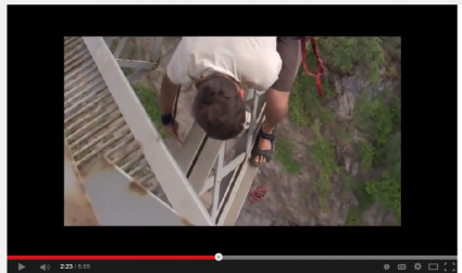 Must See Extreme Rope Swing off Bridge in British Columbia!