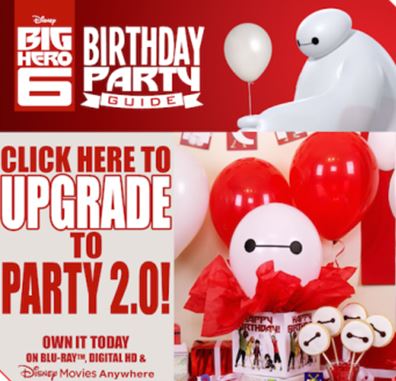 BayMax Printable Party Theme Pack (Part 2)