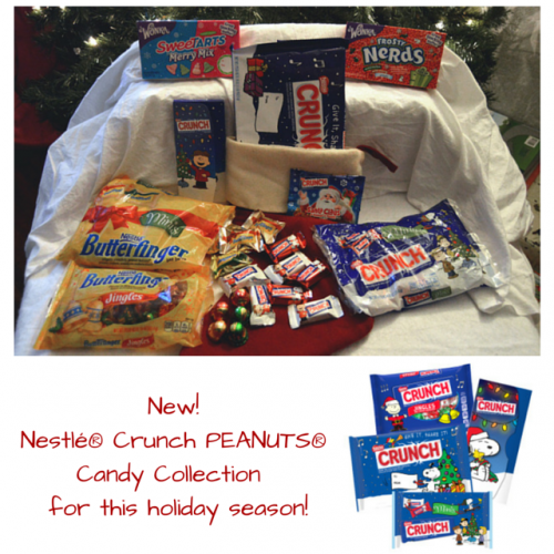 New! Nestlé® Crunch PEANUTS® candy collection  for this holiday season!