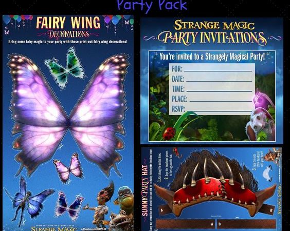 Strange Magic Party Pack! #StrangeMagic