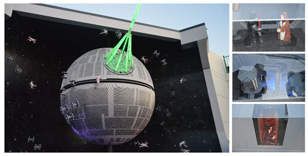 New-Death-Star display that shows the huge LEGO display