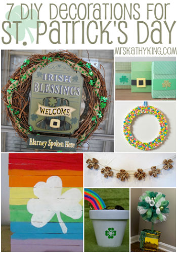 Check out these tips and tutorials to make your own DIY St. Patrick's Day decorations. Here's 7 DIY St. Patrick's Day Decorations