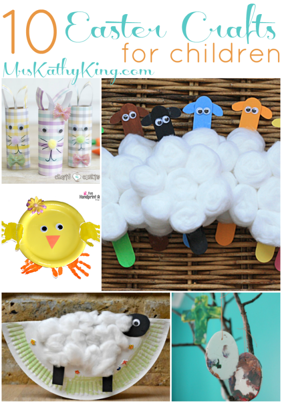 Looking for Easter crafts for kids? Here are 10 crafts that are great for children.