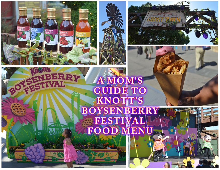 A mom’s guide to Knott’s Boysenberry Festival Food Menu #KnottsSpring