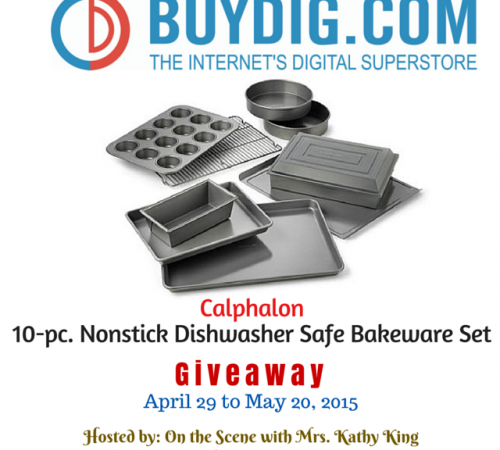 Calphalon 10-pc. Nonstick Dishwasher Safe Bakeware Set ends 5/20 @BuyDig.com