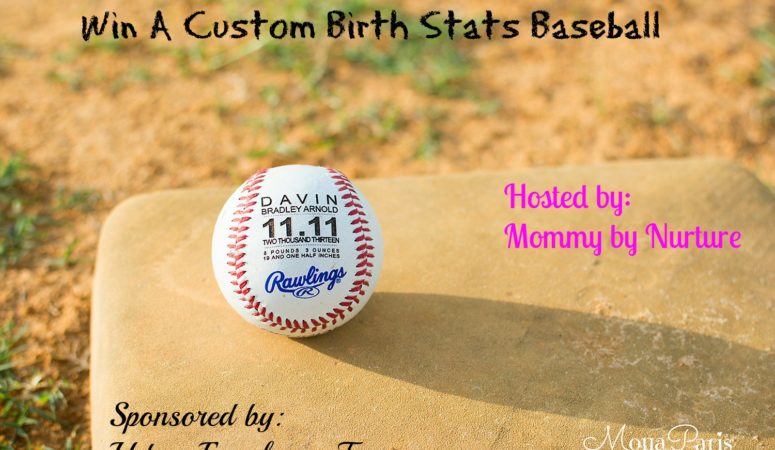 Win a Custom Birth Stats Baseball ARV $50