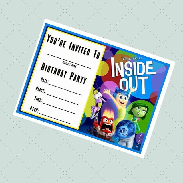 Planning an Inside Out Party? Here is a Free "Inside Out" birthday invitation templates to use. Click on the image above to download the free "Inside Out" birthday invitation.