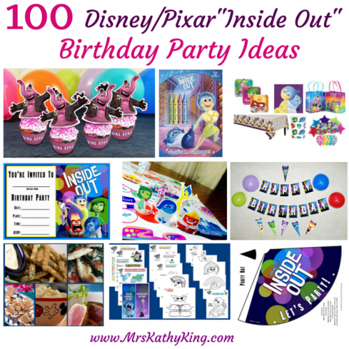 100 Inside Out Birthday Party Ideas