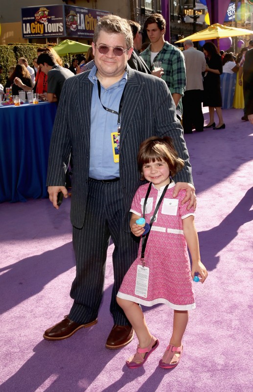 HOLLYWOOD, CA - JUNE 08: Comedian/actor Patton Oswalt and daughter Alice attend the Los Angeles Premiere and Party for Disney?Pixar?s INSIDE OUT at El Capitan Theatre on June 8, 2015 in Hollywood, California. (Photo by Jesse Grant/Getty Images for Disney) *** Local Caption *** Patton Oswalt