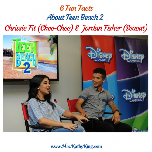 6 Fun Facts about Teen Beach 2 ~ Chrissie Fit (Chee-Chee) & Jordan Fisher (Seacat) #Teenbeach2event