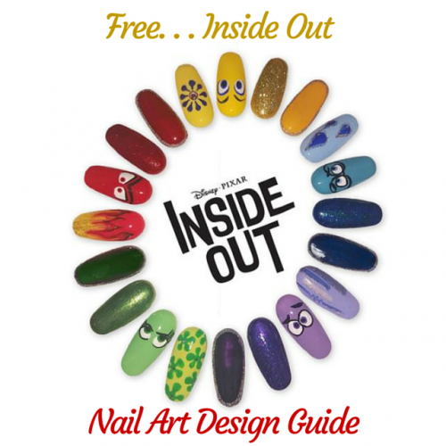 Free Inside Out Nail Art Design Guide #InsideOutEvent