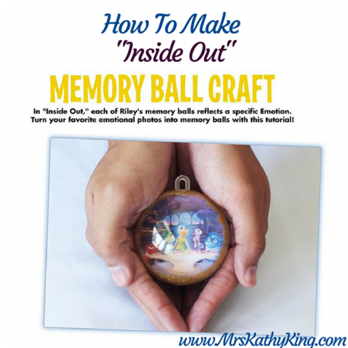 How to make a Inside Out Memory Ball #InsideOutEvent