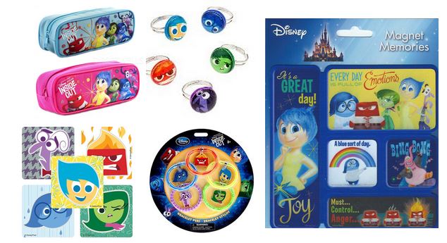 List of Inside Out Party Favors