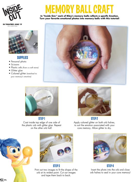 how to make a Inside Out Memory Ball