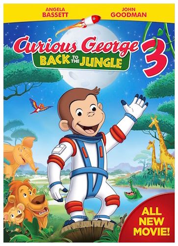 Here the Latest DvD Releases For Kids  Curious George 3  Back to the Jungle