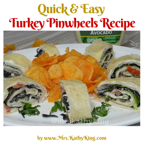 Turkey Pinwheels recipe using @HiddenValley Ranch Avocado #FavRanchFlav