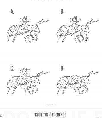 free antman printable spot the difference activity 4
