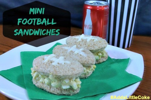 Mini Football Sandwiches |#AddaLittleCoke