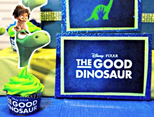Free Good Dinosaur Printable Cupcake Toppers & Decorations #GoodDinoEvent