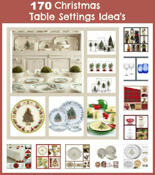 170 Christmas Table Settings Idea’s
