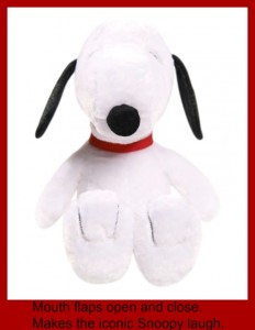 Peanuts laughing Snoopy Plush