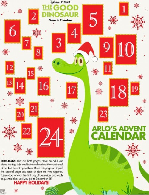 The Good Dinosaur Christmas Advent #GoodDino #GoodDinoEvent