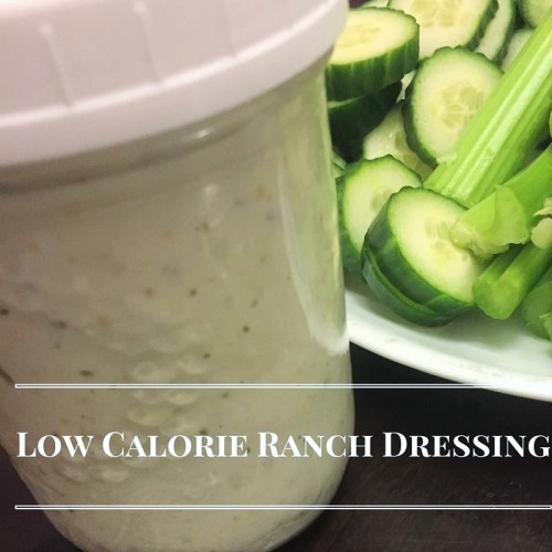 12 Days Of Healthy Living ~ Low Calorie Ranch Dressing #12DAYS
