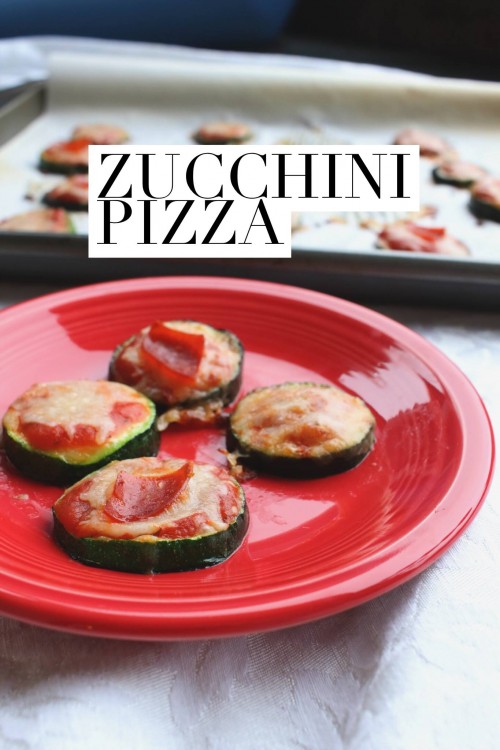 12 Days Of Healthy Living ~ Zucchini Pizza #12DAYS