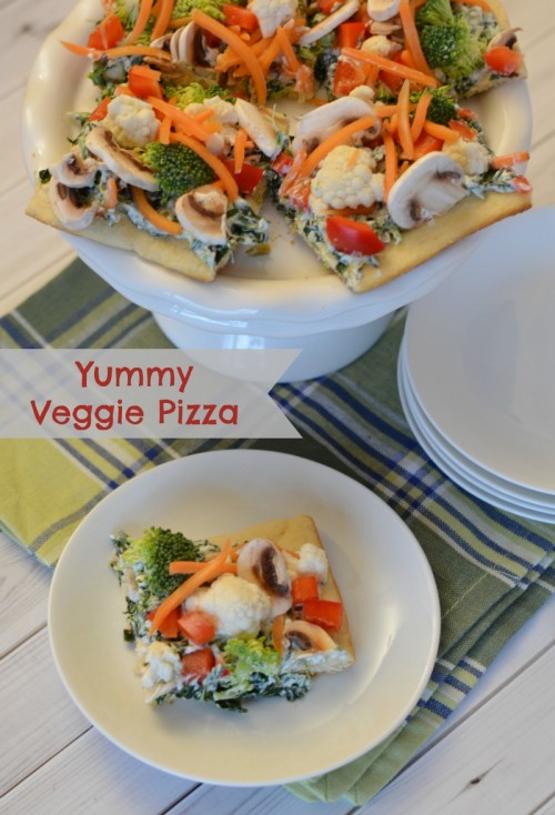 Yummy Veggie Pizza #12Days Of Healthy Living