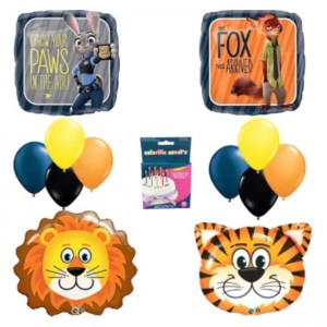 Zootopia Party Balloon Decorations