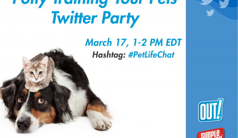 You’re Invited to “Dealing With Pet Messes Twitter Party” | #PetLifeChat