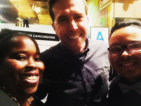 -Ed Helms with mrs kathy king and jj king