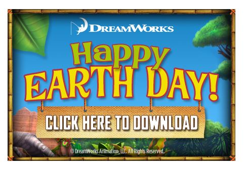 Free Earth Day Printable from Dreamworks Animation