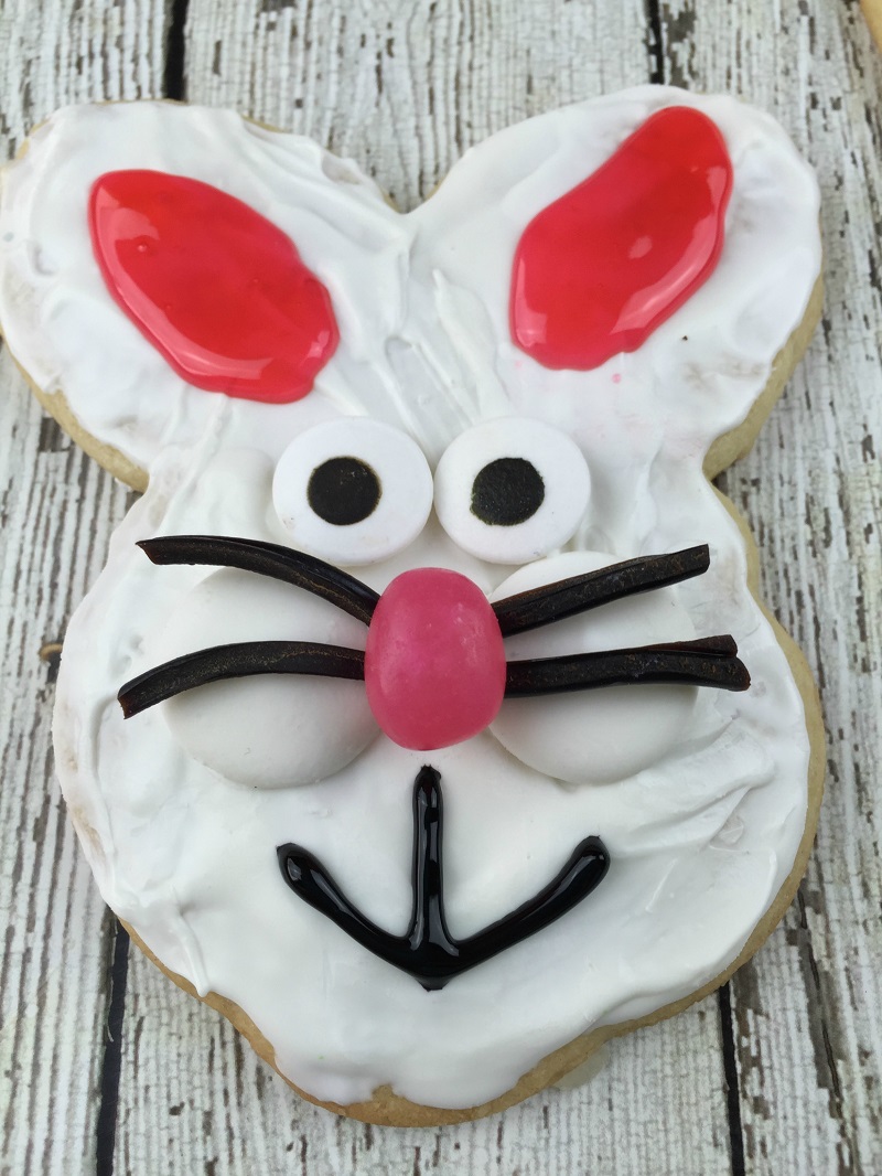Zootopia Party Food Ideas Bunny Sugar Cookies process 7 and cover