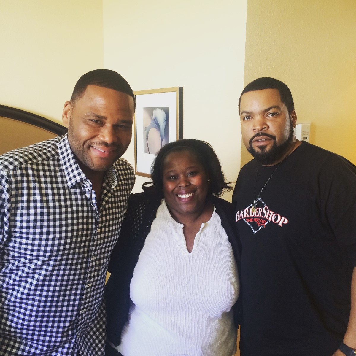 mrs kathy king with anthony anderson and ice cub