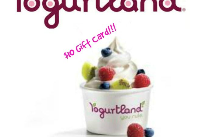 Yogurtland FlavorQuest $20 Gift Card Ends 4/30