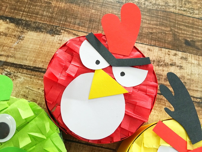 Angry Birds Party Idea Red Angry Birds Mini Piñata Party Favors