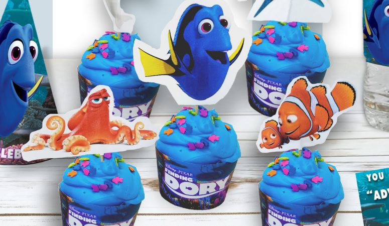 FREE FINDING CUPCAKE TOPPERS & DECORATIONS #FINDINGDORY