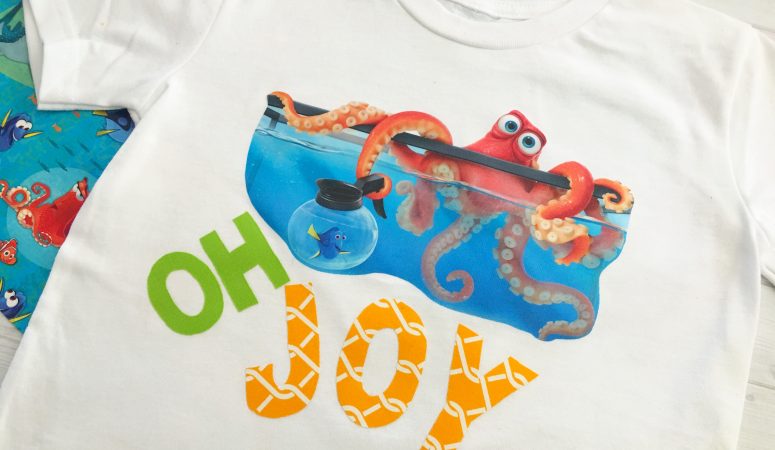 Finding Dory’s Hank the Septopus DIY Toddler Tee-shirt Iron-On Subscriber Exclusive