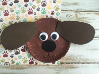 Duke Paper Plate Craft inspired by The Secret Life of Pets small