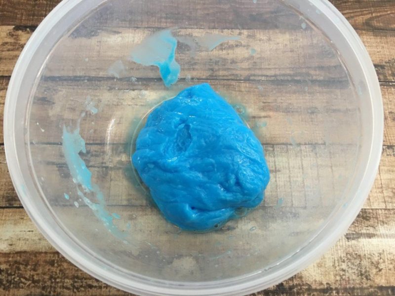 ICE AGE COLLISION COURSE BIRTHDAY PARTY IDEA DIY BLUE SLIME PROCESS IMAGE