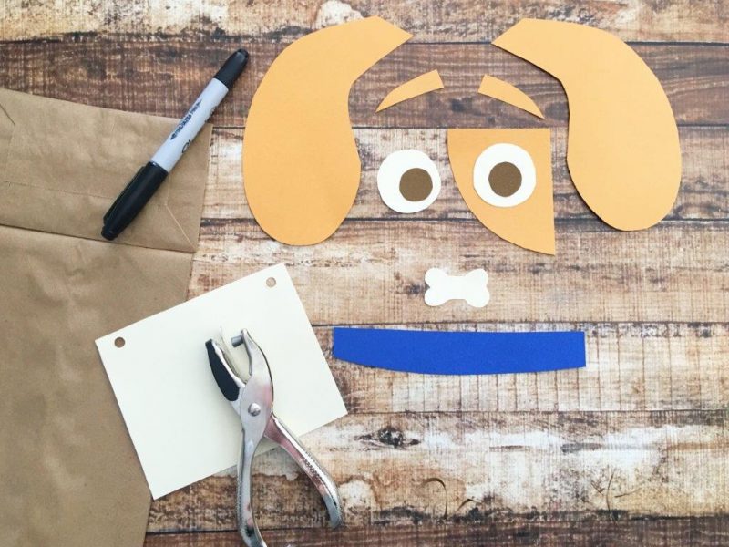 Max Paper Bag Craft Inspired by The Secret Life of Pets SUPPLIES