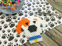 The Secret Life of Pets Party Idea Max Perler Beads Magnet party favor