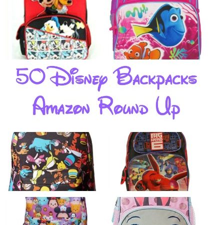 50 Disney Backpacks #BacktoSchool